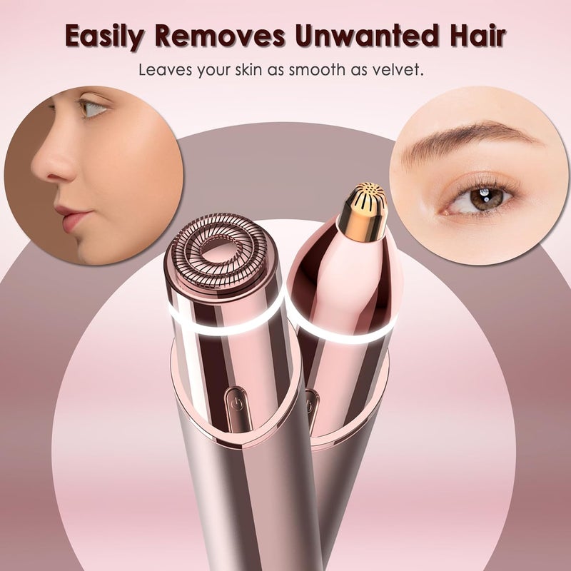 gurelax Replacement Heads for Facial Hair Remover, Gen 3 Replacement Blades Intended for Flawless Finishing Touch, New Version Upgraded Replacement Blades Refill (1+1) - Image 3